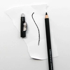S.he Makeup Extra Long Waterproof Eyeliner & Lip Liner Pencil w/Sharpener *BLACK - Picture 1 of 1