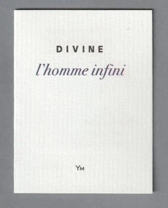 Werbekarte - Advertising Card - L'Homme Infini de Divine 2-fach - Bild 1 von 3