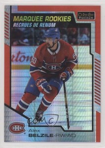 2020 O-Pee-Chee Platinum Marquee Rookies Red Prism /199 Alex Belzile Rookie RC
