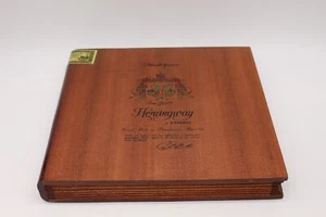 Arturo Fuente Hemingway Masterpiece Empty Wooden Cigar Box 10.5x10x1.5 - Picture 1 of 20