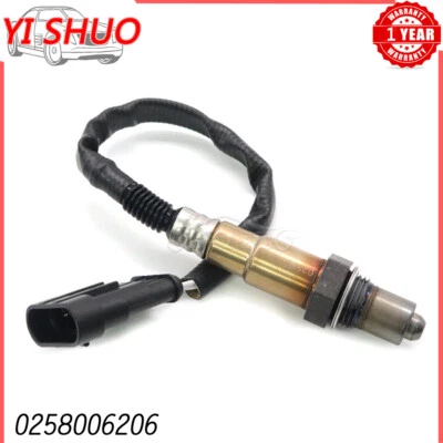 0258006206 Air Fuel Ratio O2 Oxygen Sensor For Alfa Romeo GTV Spider Fiat Lancia - Imagem 1 de 4