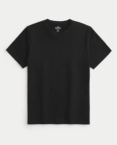 HOLLISTER T-SHIRT MEN'S MEDIUM & LARGE CREW NECK CORE FIT 100 % COTTON NEW - Picture 1 of 30
