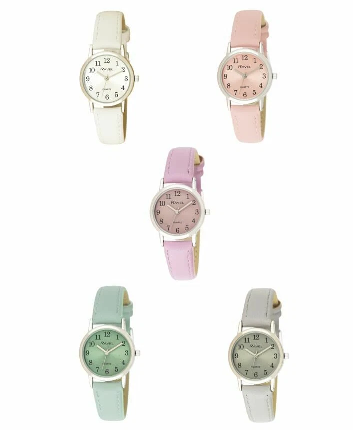 Ladies Classic Easy Read Watch by Ravel Model R0138 Choice of Colours - Image 1 of 1
