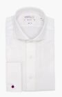 Lorenzo Uomo Basketweare French Cuff Regular Fit Dress Shirt in White 16.5 32/33