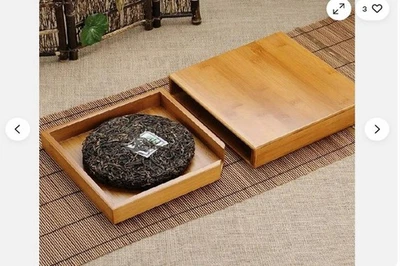 Juego de té chino de kung fu 1 pieza cajas de té de bambú Pu Er accesorios de té 茶盒 Foto 1 de 4