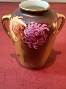 Jarrón miniatura Limoges pintado a mano - Imagen 1 de 3