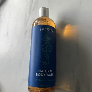 PURACY Awake Body Wash With Sea Salt + Citrus 16 Fl Oz  NEW - Picture 1 of 6