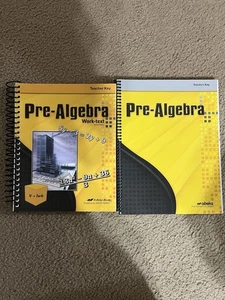 Abeka Pre-Algebra Teacher Key Work-text and Solution Key 3rd Edition - Picture 1 of 1