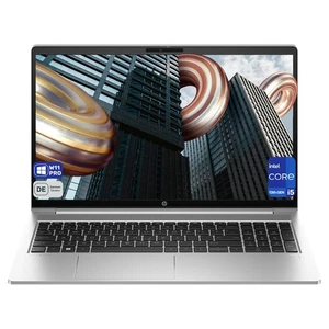 HP ProBook 450 G10 Laptop, i5-1334U, 15.6" FHD, Backlit QWERTZ Tastatur, W11 Pro - Bild 1 von 9