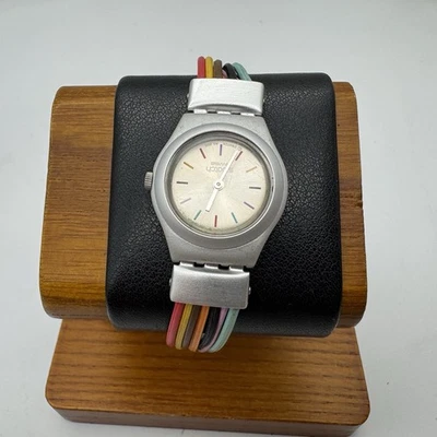 Swatch Watch Filamento Multicolore YSS1006 2004 Irony Ladies Aluminium Vintage - Image 1 of 4