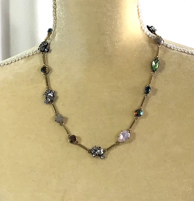 J. Collar Crew Cristal Mezclado con Bolsa - 18.5 a 20.5 pulgadas Foto 1 de 4