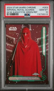 2024 Topps Star Wars Cromo Verde Ref Guardias Reales Imperiales #GE8/99 PSA 10 - Imagen 1 de 2