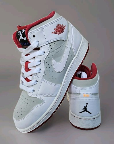 Air Jordan 1 Mid Hare 719554 123 Youth taglia US 4 5Y Bugs Bunny unisex