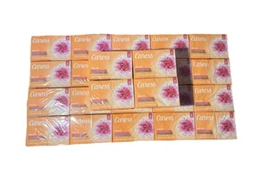 128 Caress Daily Silk Bar Seife Blumenöl - 32 x 4ct ORANGE Paket - Bild 1 von 1