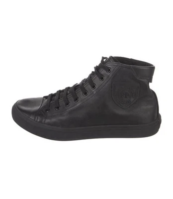 Saint Laurent Leather High Top Sneakers - Image 1 of 4