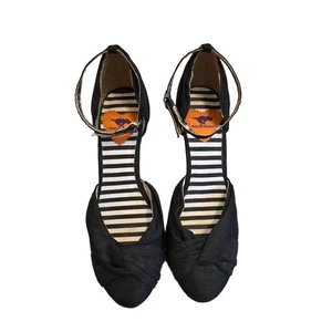 Rocketdog schwarz Knöchelriemen gedreht Knotenspitze Knöchelschnalle spitz zulaufend Absätze 6,5 M - Bild 1 von 12