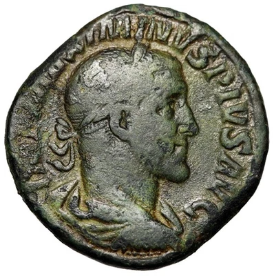 Maximinus I Thrax AE Sestertius "Providentia" Good Fine - Image 1 of 4