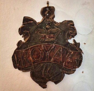 Fab Antique Vintage Royal Insurance Limited Liverpool Copper Firemark Insurance - Image 1 of 4