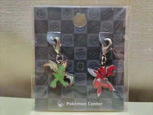 Pokemon Center Metal Charm Key Chain Ring Scyther Scizor 2024 Ver. - Picture 1 of 4
