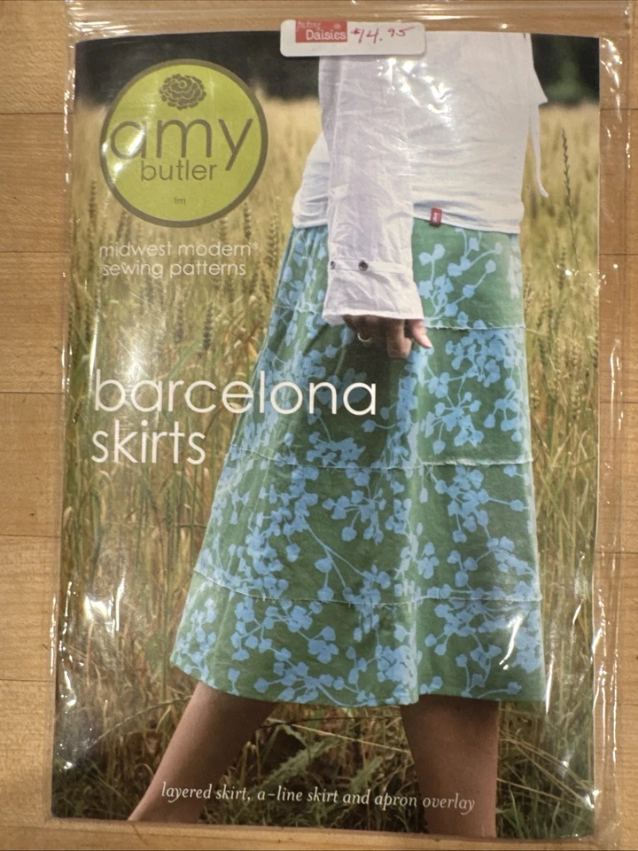 Amy Butler Barcelona Skirt 3 Styles Sewing Pattern AB028BS Sz XS S M L XL UC FF - Image 1 of 1