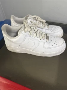 Size 9- Nike Air Force 1 '07 Low Triple White - Picture 1 of 7