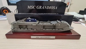 Nave Da Crociera Miniatura Msc Grandiosa - Foto 1 di 6