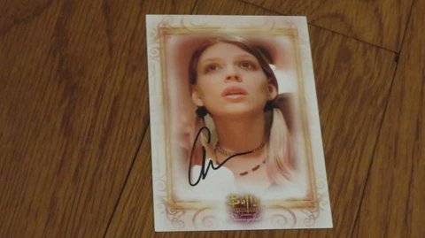 Amber Benson Autographed Hand Signed Card Buffy Vampire Slayer Tara Cover