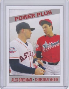 Alex Bregman, Christian Yelich - 2019 Topps TBT Set 28 #168 - Power Plus - Picture 1 of 2