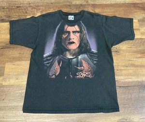 Vintage 1998s Liquid Blue Sting T Shirt NWO WCW Wolfpack Red Scorpion Size L/M - Picture 1 of 8