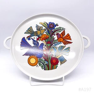 Villeroy & Boch Acapulco Tortenplatte Vitro-Porcelaine Made in Luxembourg 70er - Bild 1 von 12