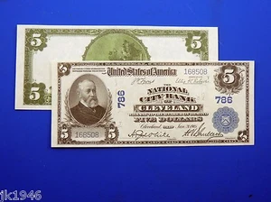 Reproduction $5 1902 PB NBN US Paper Money Currency Copy - Picture 1 of 3