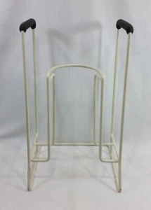 Oxygen Tank Stand 4" Diameter Steel Frame Lean Back Style Round Cradle - Picture 1 of 6