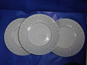3 tazones de sopa ROSENTHAL LOTUS/Ballet banda interior de platino 8" - Imagen 1 de 5