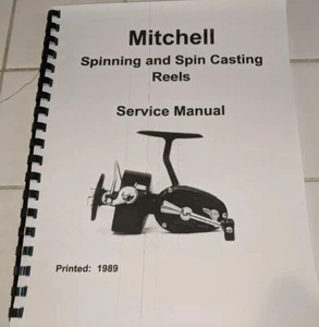 Mitchell Spinning and Spin Casting Reels Service Manual 1989 - Picture 1 of 3