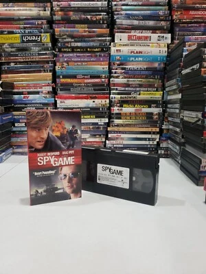 Spy Game  VHS VCR Video Tape Sealed Movie Robert Redford  Brad Pitt - Image 1 of 2