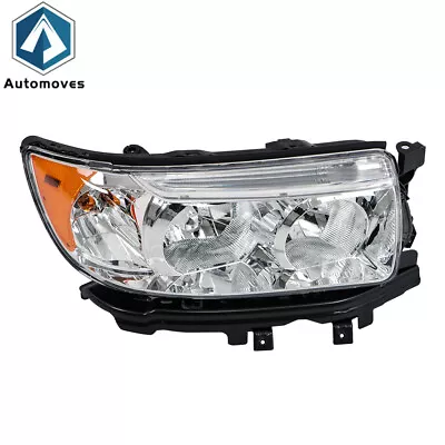 Fit For 2006-2008 Subaru Forester Headlight Clear Lens Halogen Passenger/RH Side - Image 1 of 4