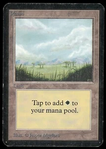 1993 MTG Magic the Gathering Card Alpha Plains V2 Raw HP Gaming Card TCG - Picture 1 of 2