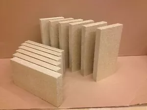 Vermiculite Villager stove fire bricks 4.5" x 9" woodburner logburners multifuel - Picture 1 of 2