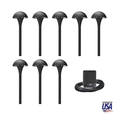 Malibu Mushroom Landscape Lighting Kit with Transformer and 50' Cable - Image 1 of 3