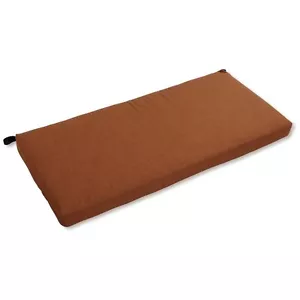 Blazing Needles Indoor/Outdoor Bench Cushion, 45" Wide, Mocha - Picture 1 of 2