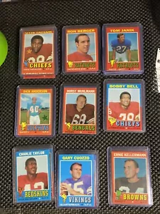 1971 topps football cards Lot HOF Legendary Stars VGEX - NM. - Picture 1 of 11