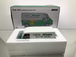 LAUDORACING LM107A1 FIAT 242 ASSSITENZA LANCIA ALITALIA -1:18 rare- GOOD IN BOX - Imagen 1 de 13