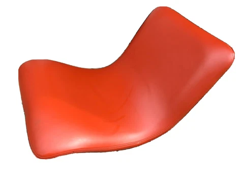 Vintage Mid Century Modern MCM -Swivel Chair Seat Orange Thonet Industries Cover