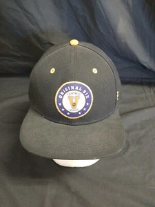  Vintage NHL Original 6 Six Teams Fitted Black & Gold Hockey Hat by Fanatics - Picture 1 of 8