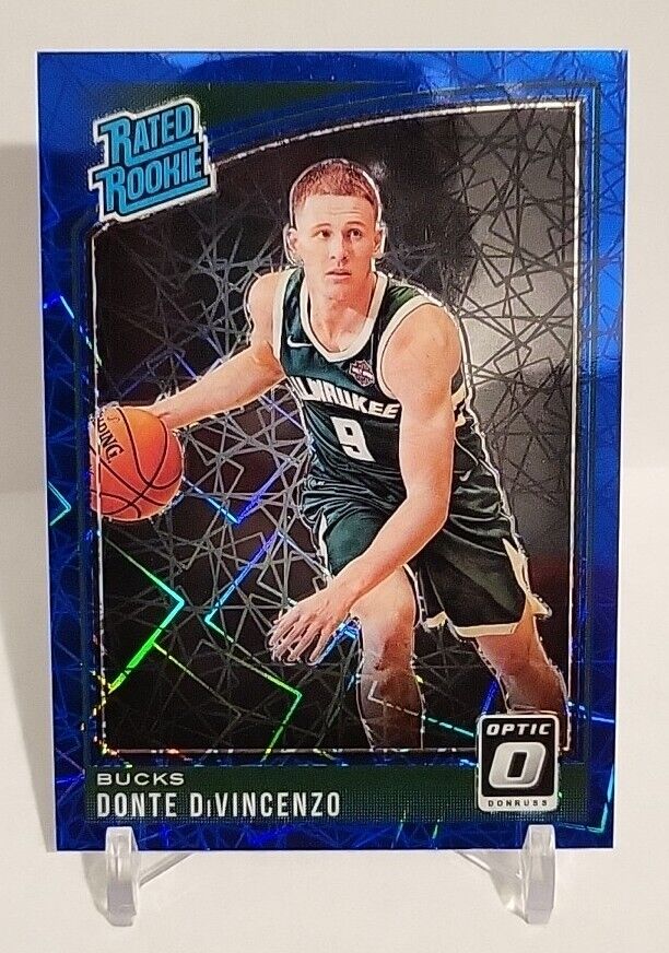 2018-19 Donruss Optic Blue Velocity #164 Donte DiVincenzo RATED ROOKIE