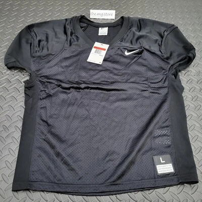 Camiseta deportiva negra de práctica de fútbol americano universitario Nike Vapor para hombre talla L 908729-010  Foto 1 de 4