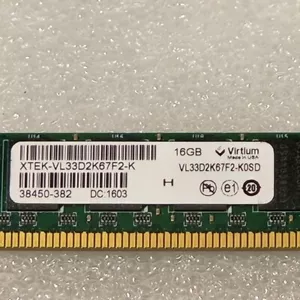 Lof of 2 Virtium VL33D2K67F2-K0SD 32GB (2x16GB) RDIMM DDR3-1600R PC3-12800R ECC - Picture 1 of 3