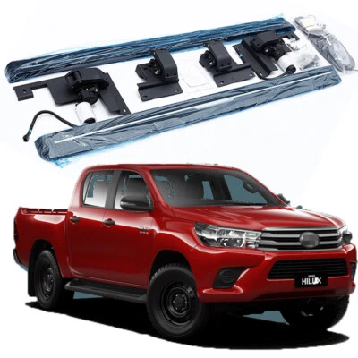 Power Electric Deployable Side Step Running Board Fits for Toyota HILUX 2016-UP - Image 1 of 4