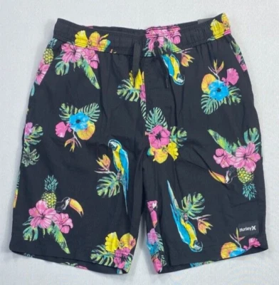 Shorts casual havaiano leve masculino juvenil Hurley NOVO - Imagem 1 de 3