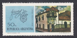 Argentina 1973 MNH Michel nº 1150 - 400 Years of the Town of Cordoba - Painting - Picture 1 of 1